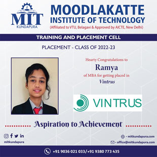 MITK MBA Students placement