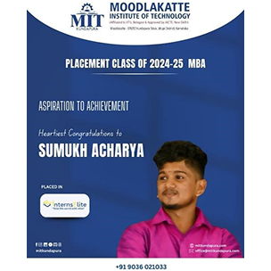 MITK MBA Students placement