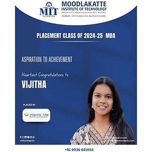 MITK MBA Students placement