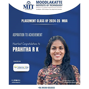 MITK MBA Students placement