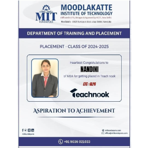 MITK MBA Students placement