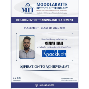 MITK MBA Students placement