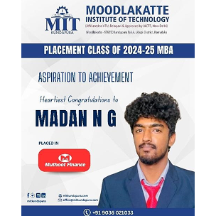 MITK MBA Students placement