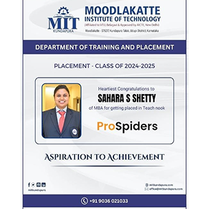 MITK MBA Students placement