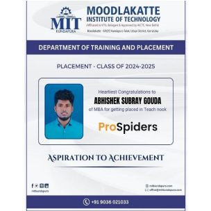 MITK MBA Students placement