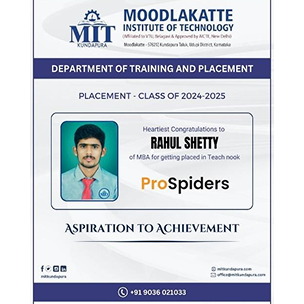 MITK MBA Students placement