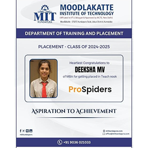 MITK MBA Students placement