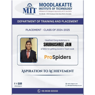 MITK MBA Students placement
