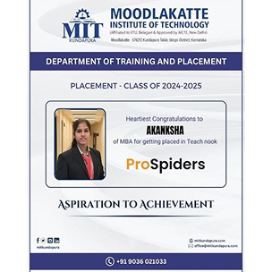 MITK MBA Students placement