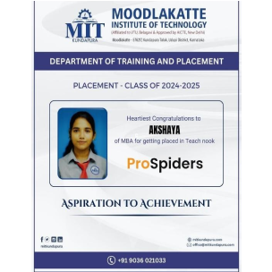 MITK MBA Students placement