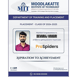 MITK MBA Students placement