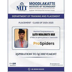 MITK MBA Students placement