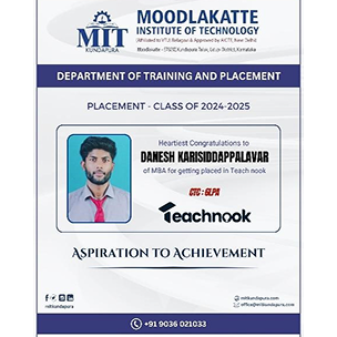 MITK MBA Students placement