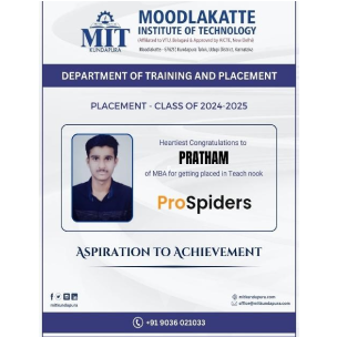 MITK MBA Students placement