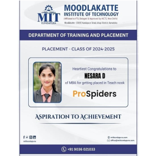 MITK MBA Students placement