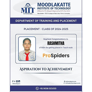 MITK MBA Students placement