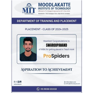 MITK MBA Students placement