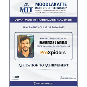 MITK MBA Students placement