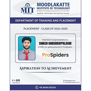 MITK MBA Students placement
