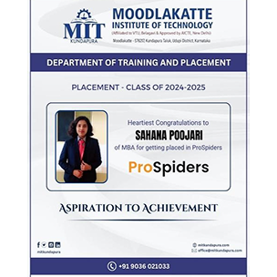 MITK MBA Students placement