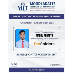 MITK MBA Students placement