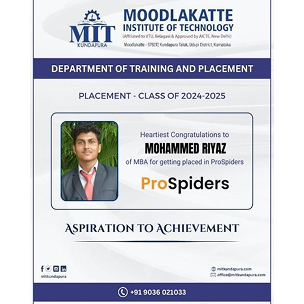 MITK MBA Students placement